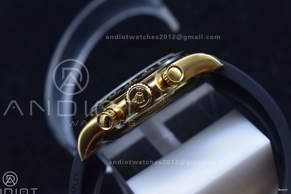Daytona 116518 Diamonds Edition Rubber Dial 1:1 Black Strap Oysterflex SA4130 Clean on Best V2 0516